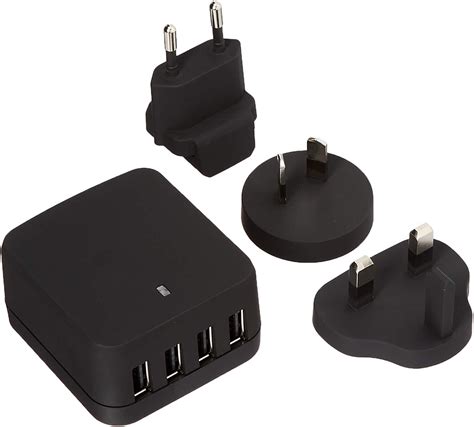 Amazon StarTech 4 Port Travel USB Wall Charger 34W 6 8A