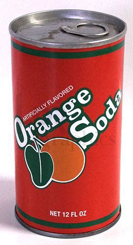 Orange Soda Can 1960s Hand Prop Room