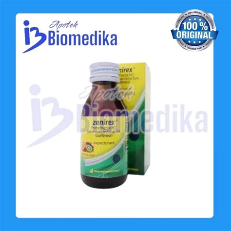 Jual ZENIREX SIRUP 60 ML Obat Batuk Shopee Indonesia