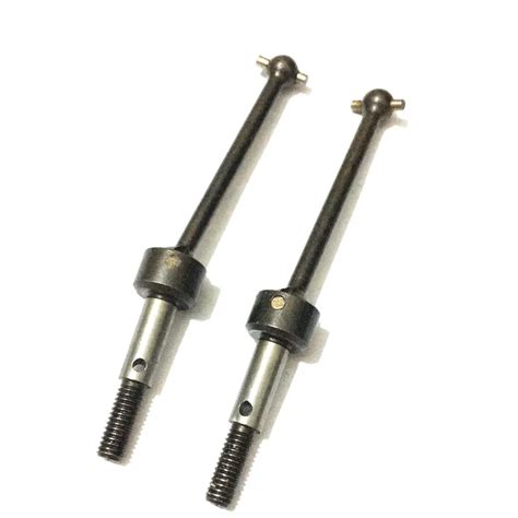 2pcs Universal Steel Drive Shaft CVD Wide Angle 44MM For 3Racing Sakura