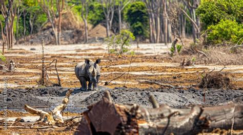 Endangered Species Habitat Destruction: Photograph a critically endangered species in its ...