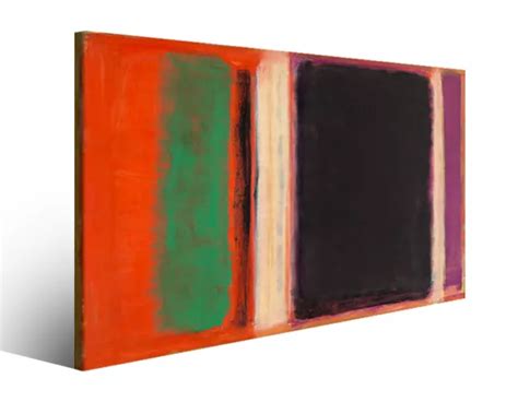 Quadro Famoso Mark Rothko Vii Riproduzione Famosa Stampa Su Tela Telaio