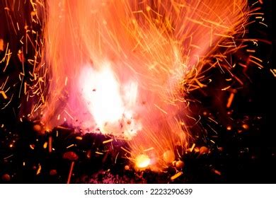 Fire Dark Explosion Black Powder Stock Photo 2223290639 | Shutterstock