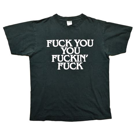 USED FUCK YOU FUCKIN TEE Tシャツ Phorgun web shop