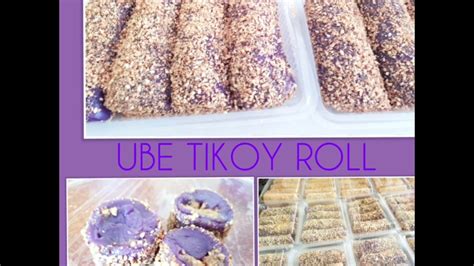 How To Cook Ube Tikoy Roll Youtube