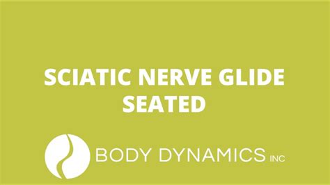 Sciatic Nerve Glide Seated Youtube