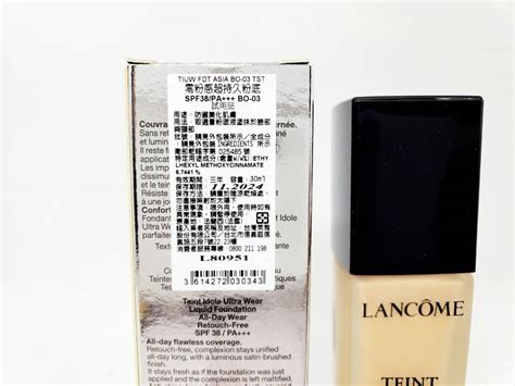 Lancome 蘭蔻 零粉感超持久粉底spf38pa30ml 色號任選【百貨專櫃tester版】 Pchome 24h購物