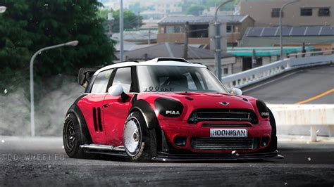 1080P Mini Cooper Auto Hoonigan Illustration Mini Countryman By