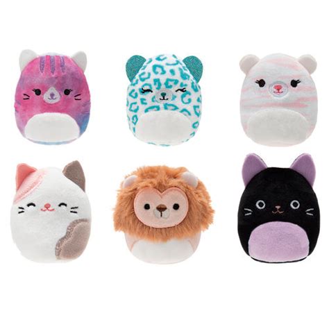 Set Peluches Squishmallows Surtido 5cm