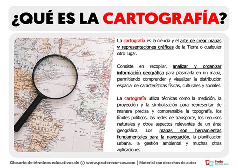 Qué es la Cartografía Definición de Cartografía