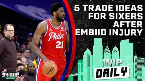 Sixers Trade Ideas After Joel Embiid S Injury Wip Daily Youtube