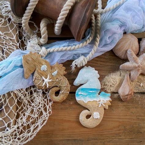 Морской конек #медовыйпряник #морскойстиль #море | Fancy cookies, Sugar ...