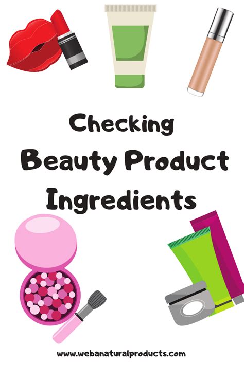 Checking Beauty Product Ingredients - WEBA Natural Products