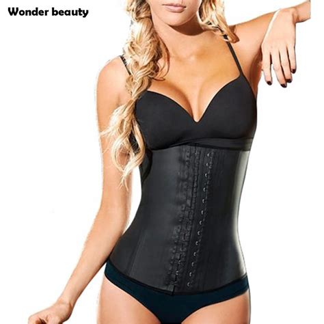 Latex Waist Trainer Corset Plus Size Steel Bone Workout Waist Cincher