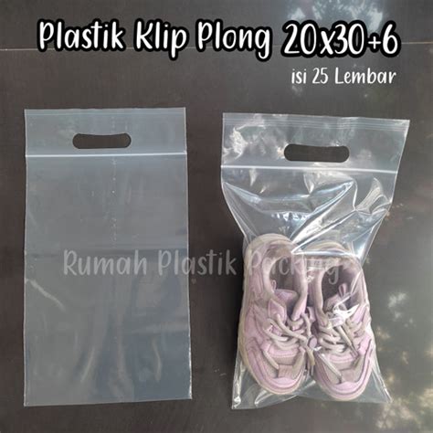 Jual Plastik Klip Plong X Bening Ziplock Zipper Sepatu Baju Kaos