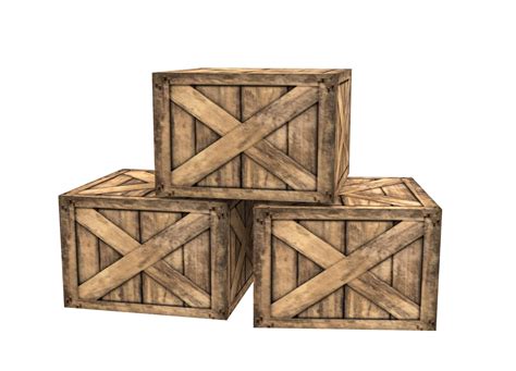 3d Wooden Crates Turbosquid 2127658