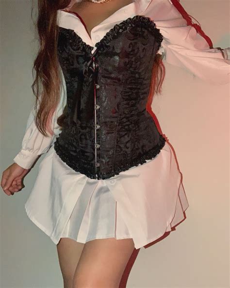 Corset Aesthetic Mini Dress Fashion Corset Aesthetic