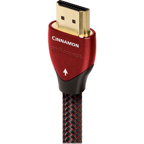 Best Buy Audioquest Cinnamon K Ultra Hd Hdmi Cable Black Red