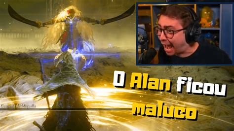 Alan matando o Boss mais difícil Radahn da DLC de Elden Ring Shadow