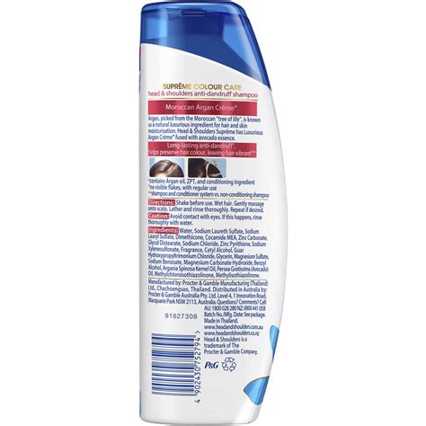 Head And Shoulders Supreme Colour Care Shampoo 400ml Woolworths