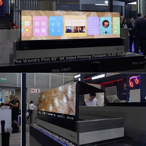 Tcl Csot Is The World S First 65 Inch 8k Inkjet Printing Foldable Oled Display Techeblog