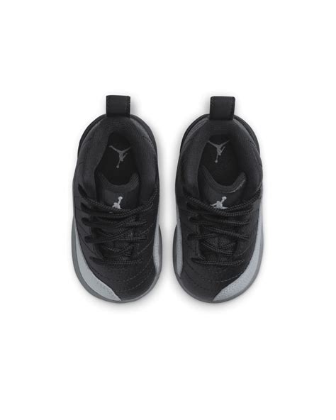 Toddler Jordan 12 Black And Wolf Grey 850000 010 Release Date Nike