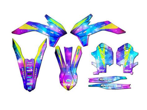 Xcf Space Kadet Galaxy Senge Graphics Kit Compatible With Ktm