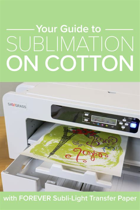 Your Guide To Sublimation On Cotton With FOREVER Subli Light Sublime