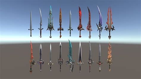 3D model Epic Swords Pack VR / AR / low-poly | CGTrader