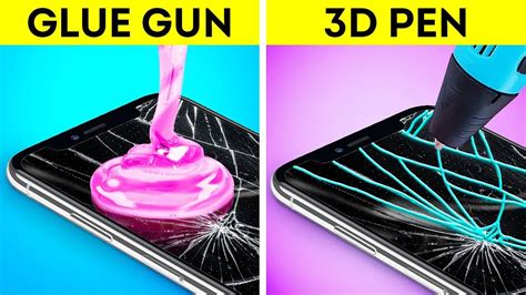 Glue Gun Vs 3d Pen Genius Hacks And Cool Crafts Youtube