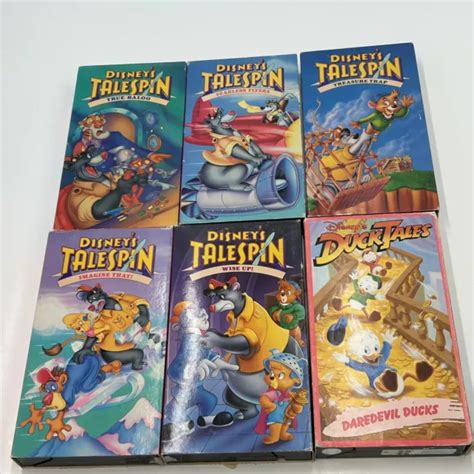 Tailspin 14567 Vhs Ducktales Daredevil Ducks Vhs 1990s Disney Afternoon £2238 Picclick Uk