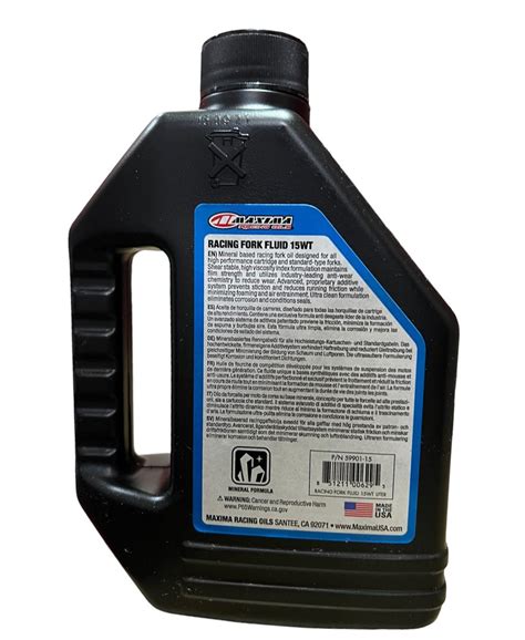 ACEITE PARA SUSPENSIONES DELATERAS DE MOTOS DE CARRERAS 15WT MAXIMA