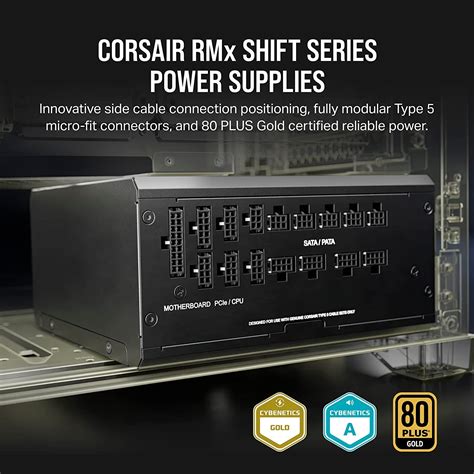 Corsair Rm1000x Shift Fully Modular Atx Power Supplycp 9020254 Na