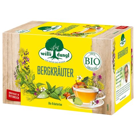 Willi Dungl Bio Kräutertee Bergkräuter 20 Teebeutel online kaufen