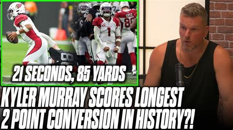 Kyler Murray Runs In Longest 2pt Conversion In NFL History In Late Win