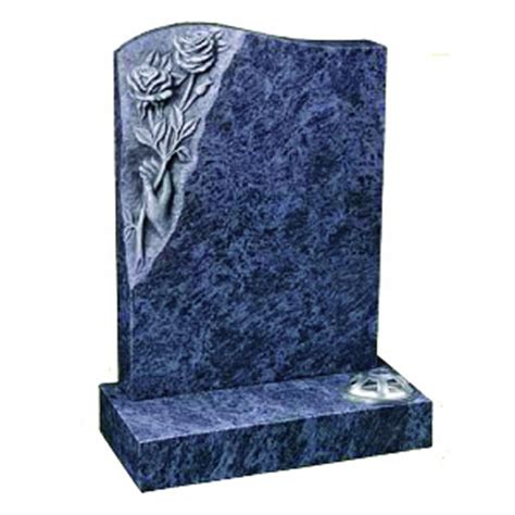 Lawn Headstone Ht26 Bahama Blue