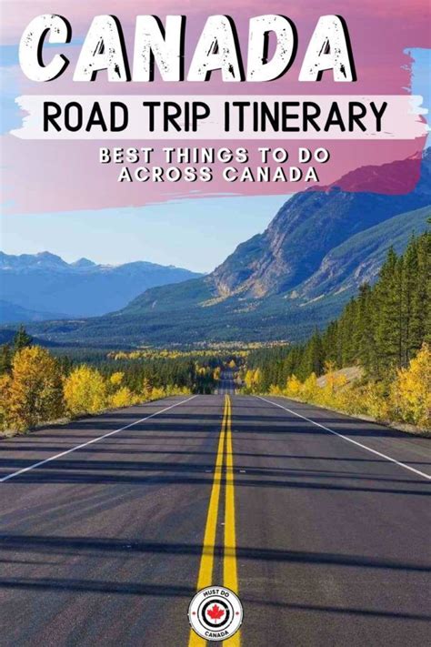 Map And Itinerary For The Ultimate Canada Road Trip