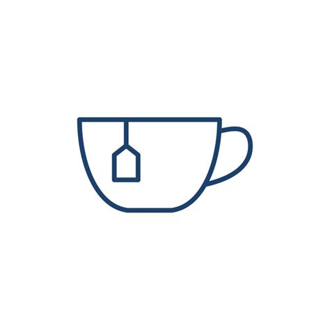 Premium Vector Hot Tea Cup Icon Vector Design Template