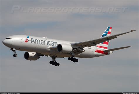 N An American Airlines Boeing Er Photo By Martin Oswald Id