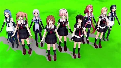 【mmd艦これ】白露型姉妹で「春に一番近い街」 Youtube