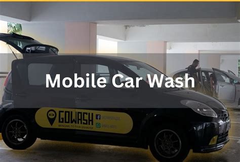 Mobile Car Wash Service in Singapore - GOWASH | Trusted Mobile Car ...