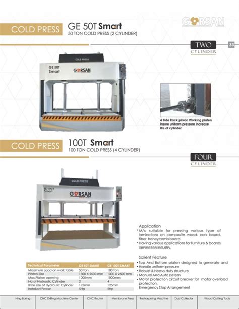 Phase Power Source Hydraulic Ge T Smart Cold Press Machine