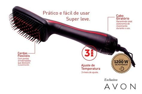 Escova Relaxbeauty Avon Em Seca E Alisa V R Em Mercado