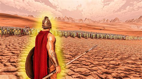 1 SPARTAN Vs 5000 FOOTMEN Ultimate Epic Battle Simulator 2 UEBS 2