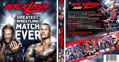 REVEALED WWE Backlash 2020 DVD Gets Official Cover Artwork Content