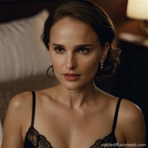 Natalie Portman In Lingerie Stable Diffusion Online