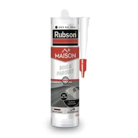 Rubson Maison Mastic Bois Et Parquet Couleur Gris Fonc Ral Mas