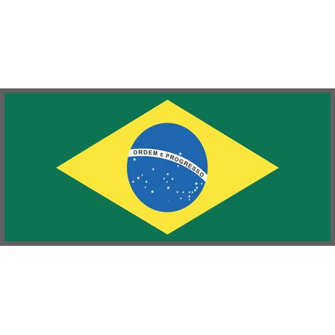 Patch Emborrachado Bandeira Brasil Colorido Divisa De Gola Loja