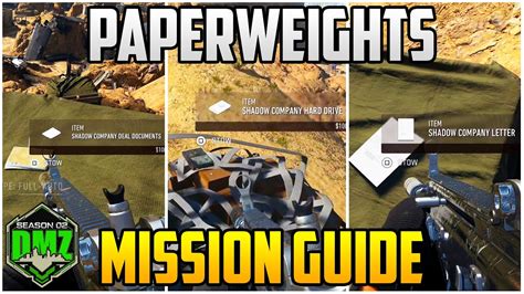 Paperweights Mission Guide For Season 2 Warzone 2 0 DMZ DMZ Tips