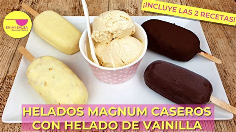 Con Este Helado De Vainilla Casero Podr S Hacer Helados Magnum